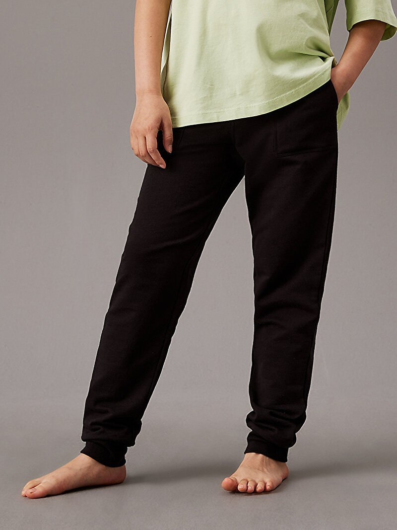 Calvin Klein Siyah Renkli Erkek Çocuk Cuffed Pantolon