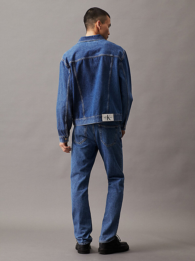 Calvin Klein Mavi Renkli Erkek Regular 90's Denim Ceket