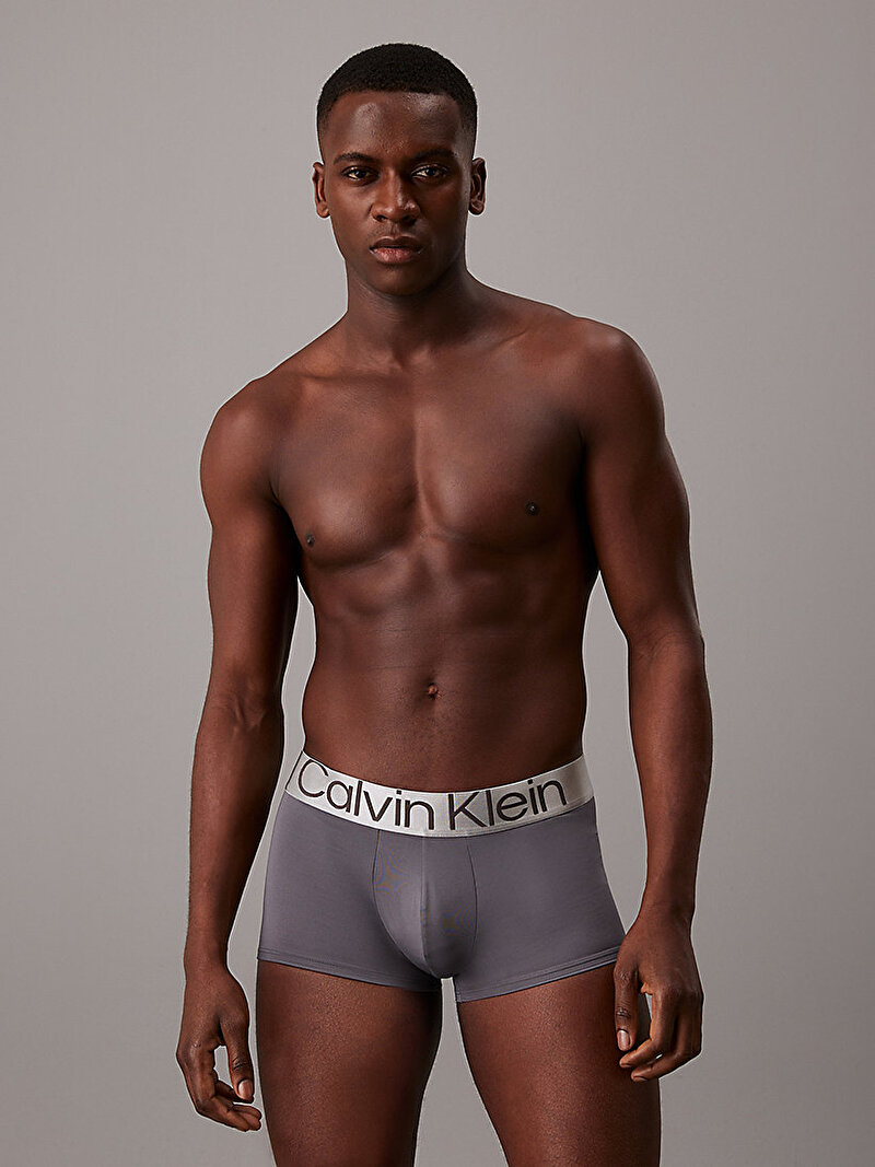 Calvin Klein Siyah Renkli Erkek 3'Lü Low Rise Trunk Boxer