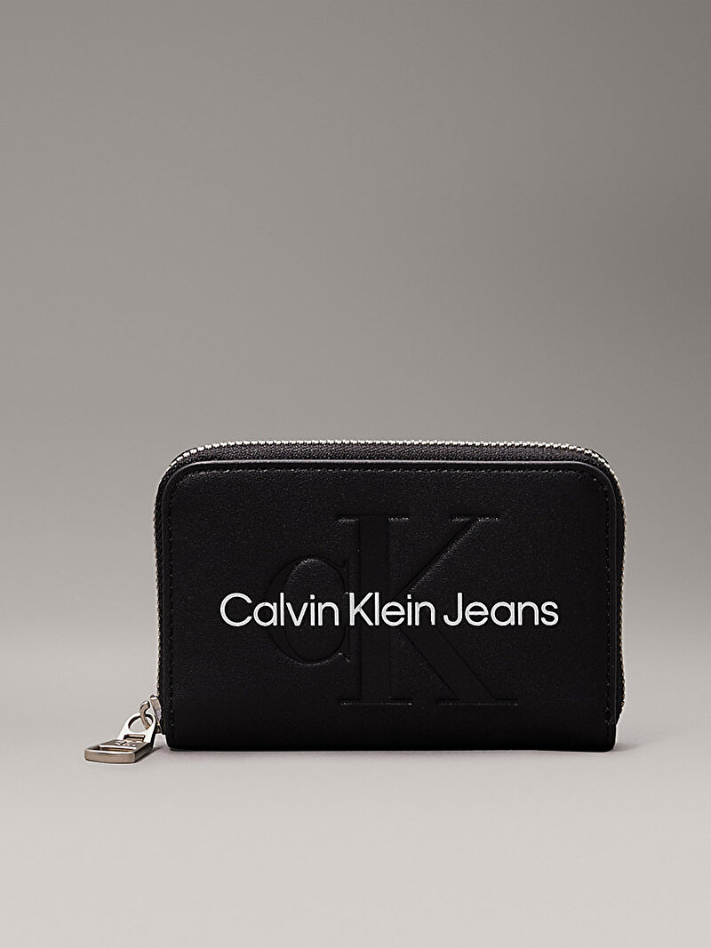 Calvin Klein Siyah Renkli Kadın Sculpted Cüzdan