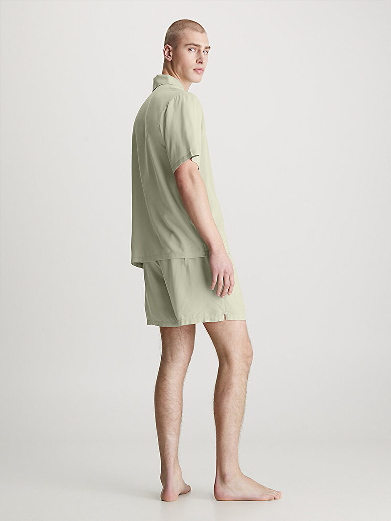 Calvin Klein Yeşil Renkli Erkek Şort Set