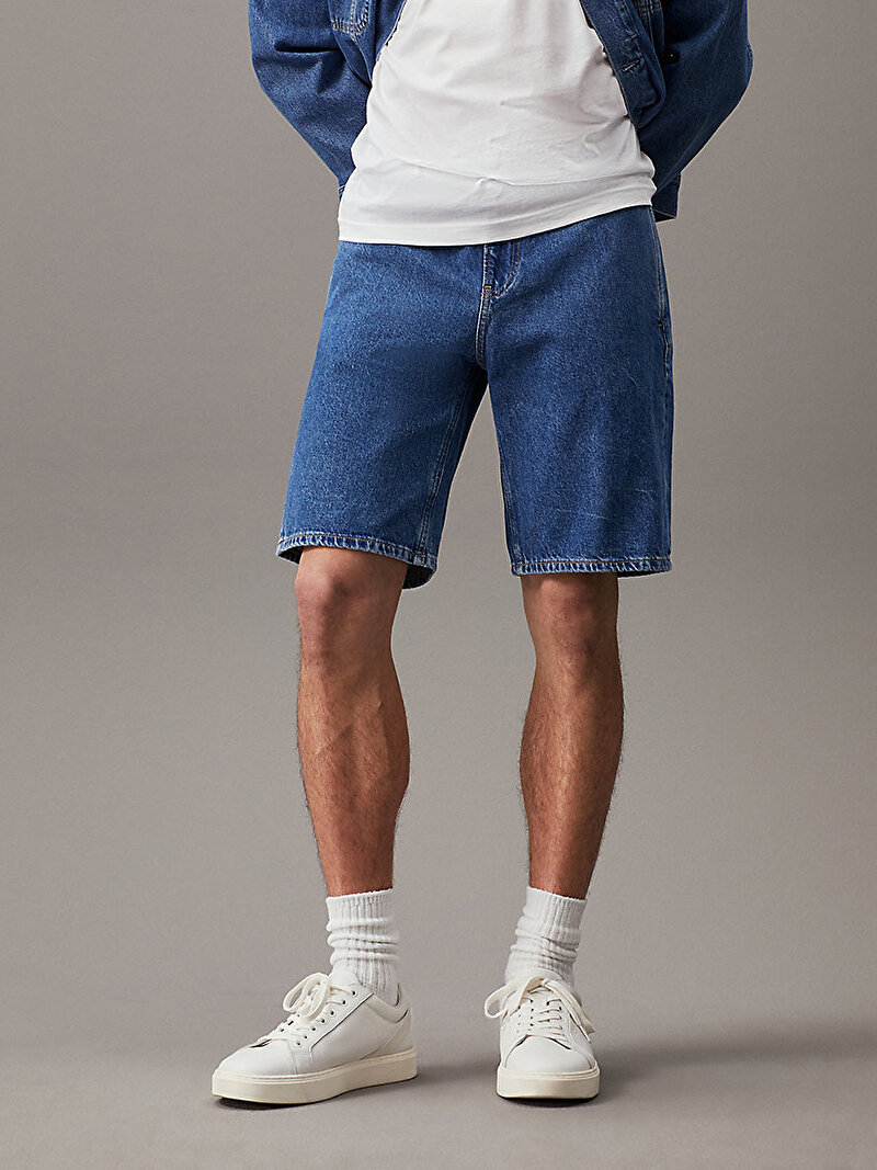 Calvin Klein Mavi Renkli Erkek Trouser Şort
