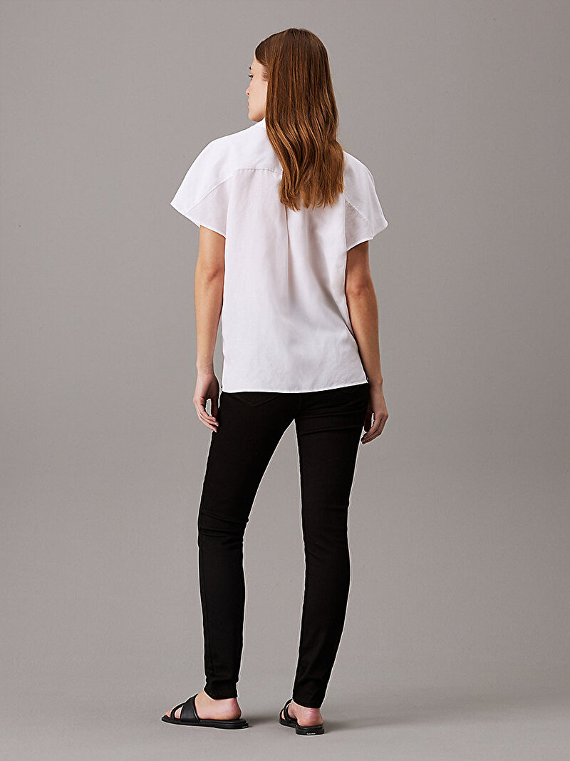 Calvin Klein Siyah Renkli Kadın High Rise Skinny Jean Pantolon