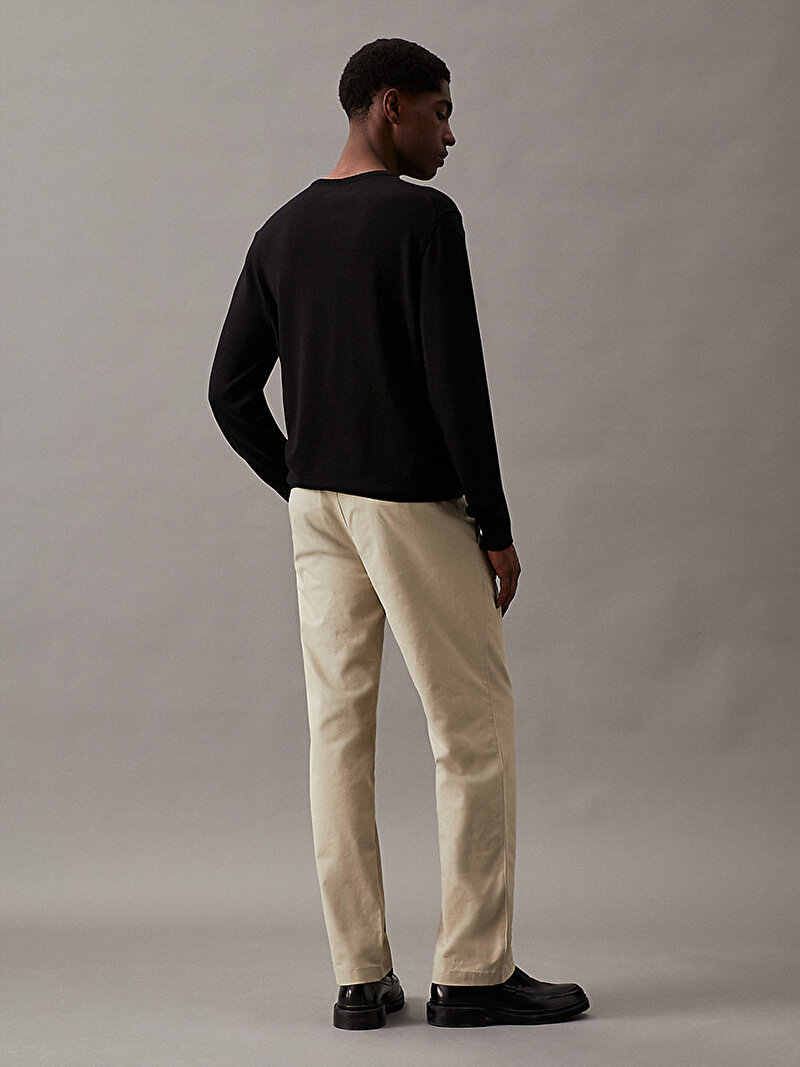 Calvin Klein Bej Renkli Erkek Modern Twill Regular Pantolon
