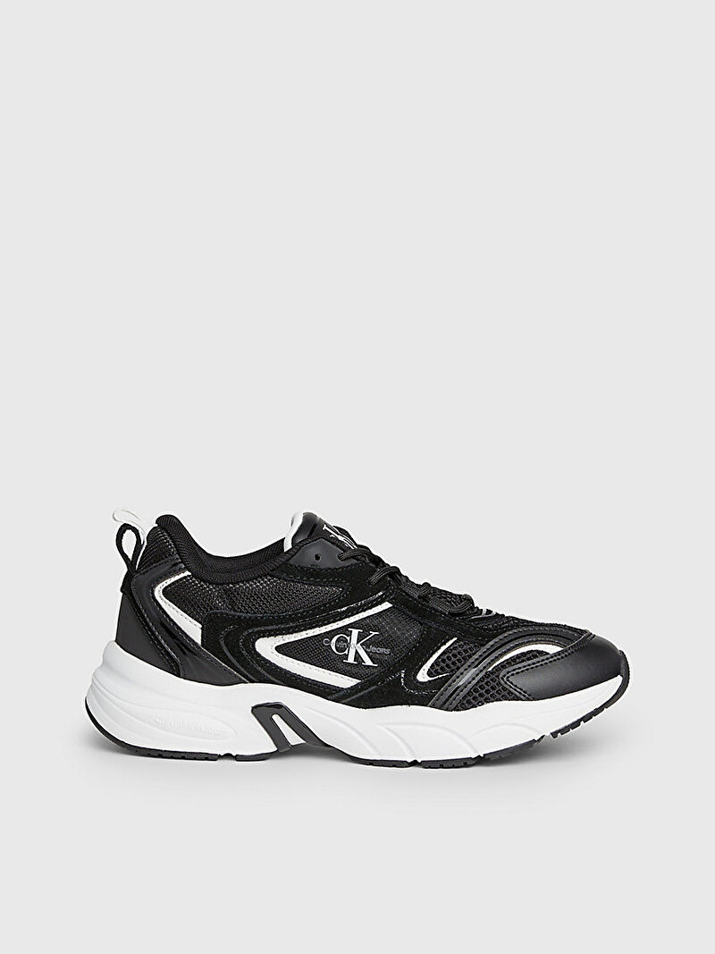Calvin Klein Siyah Renkli Kadın Retro Tennis Su-Mesh Sneaker