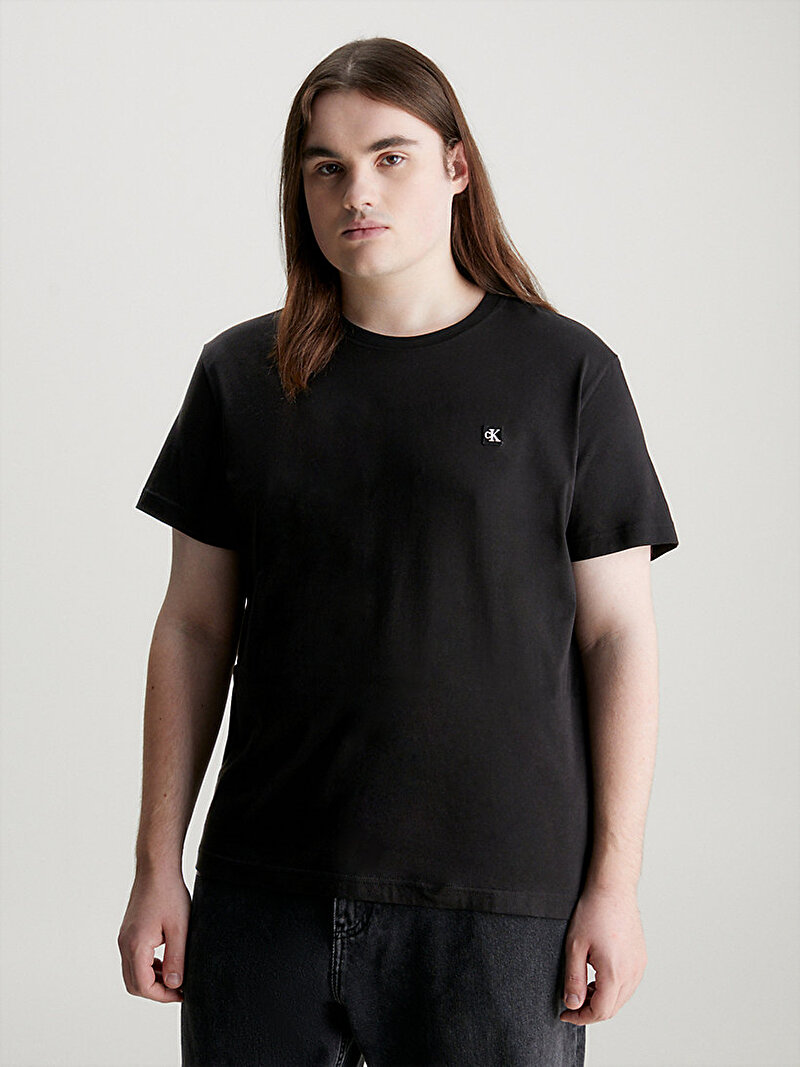 Calvin Klein Siyah Renkli Erkek Ck Embro Badge T-Shirt
