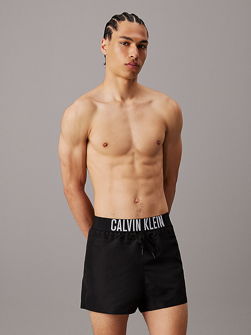 Calvin Klein Siyah Renkli Erkek Deniz Şortu