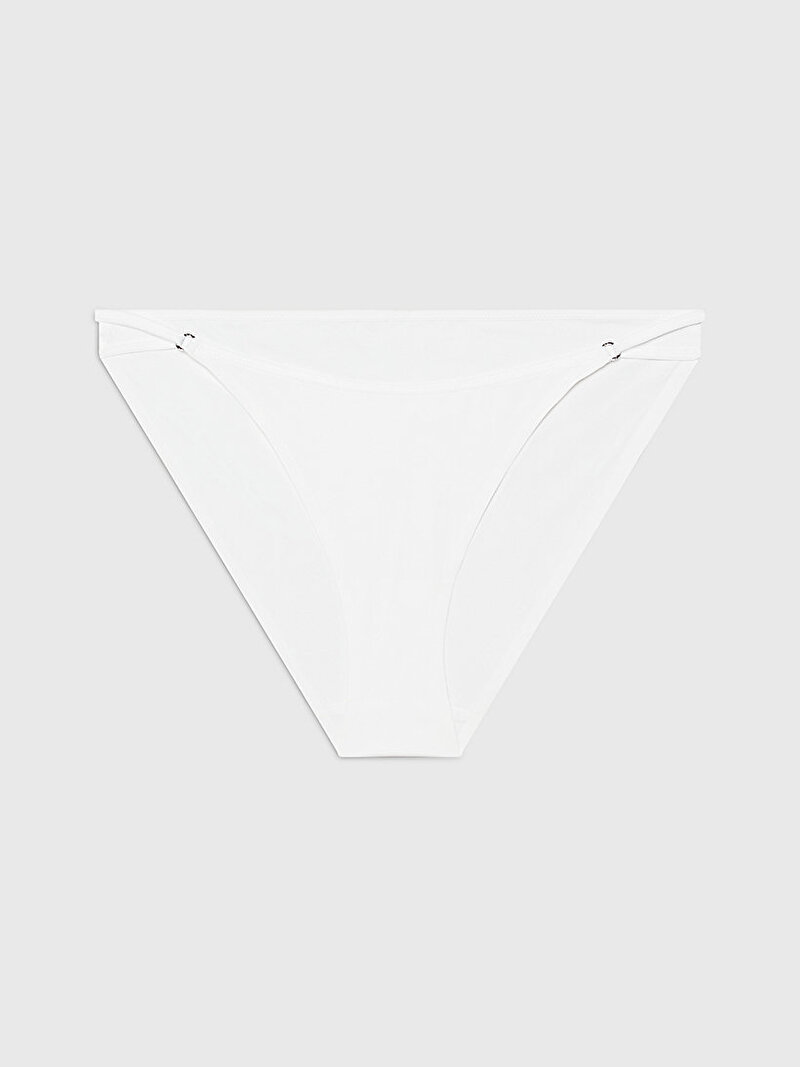 Calvin Klein Beyaz Renkli Kadın Bikini Külot