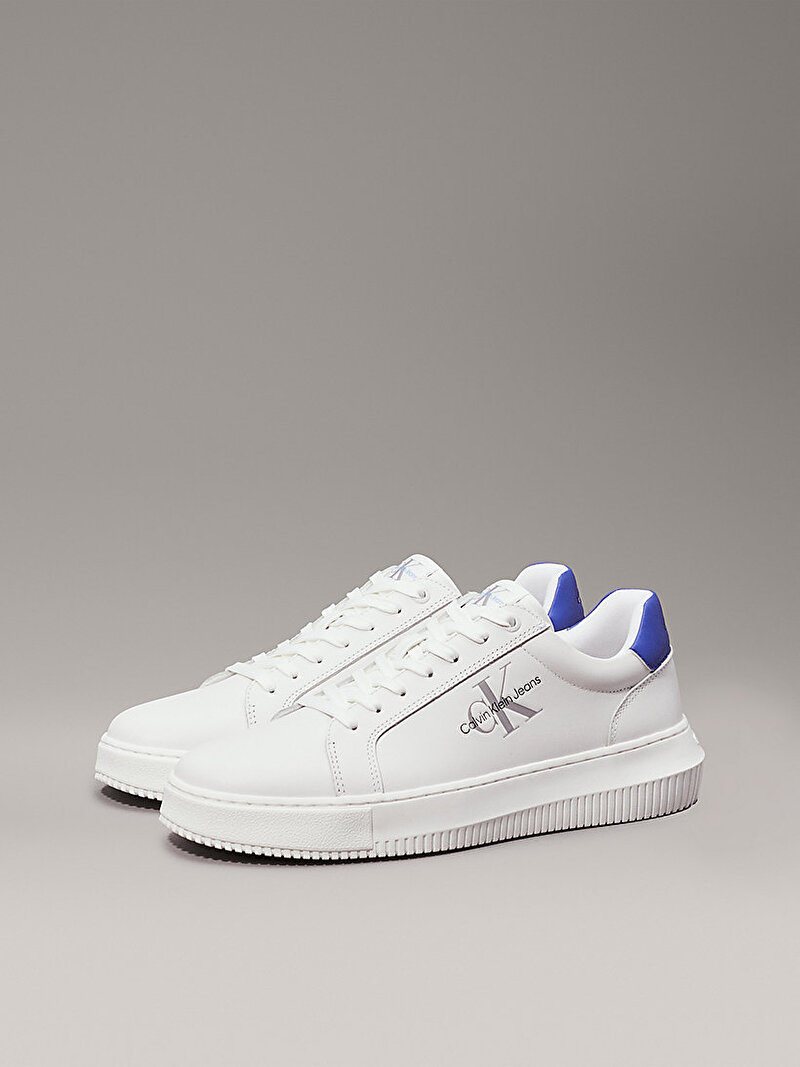 Calvin Klein Beyaz Renkli Erkek Chunky Cupsole Sneaker