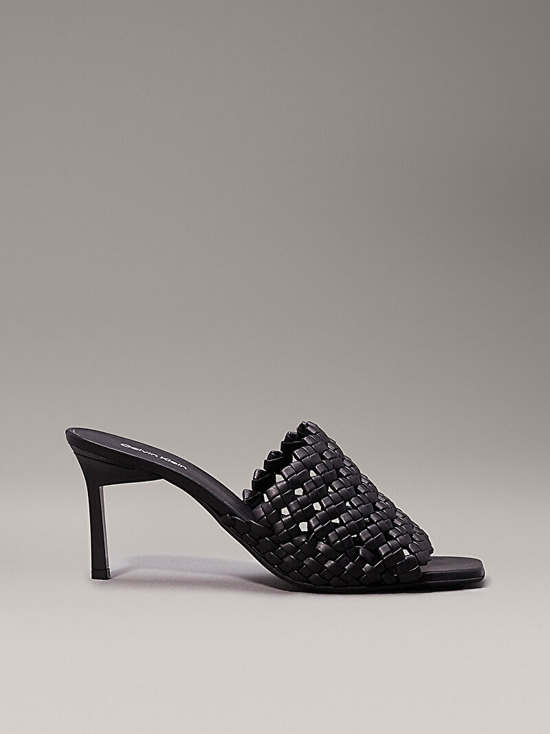 Calvin Klein Siyah Renkli Kadın Heel Mule Topuklu Terlik