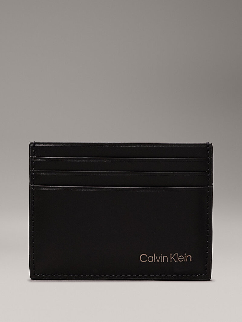 Calvin Klein Siyah Renkli Erkek Ck Smooth Kartlık