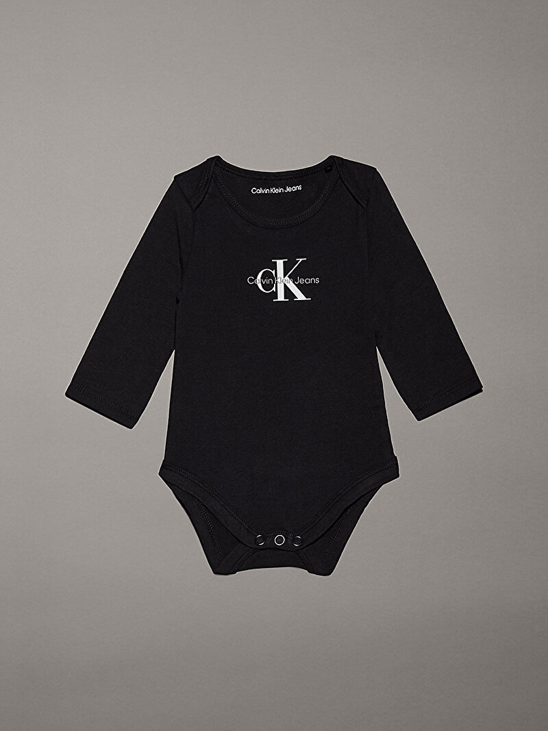 Calvin Klein Siyah Renkli Bebek Monogram Body