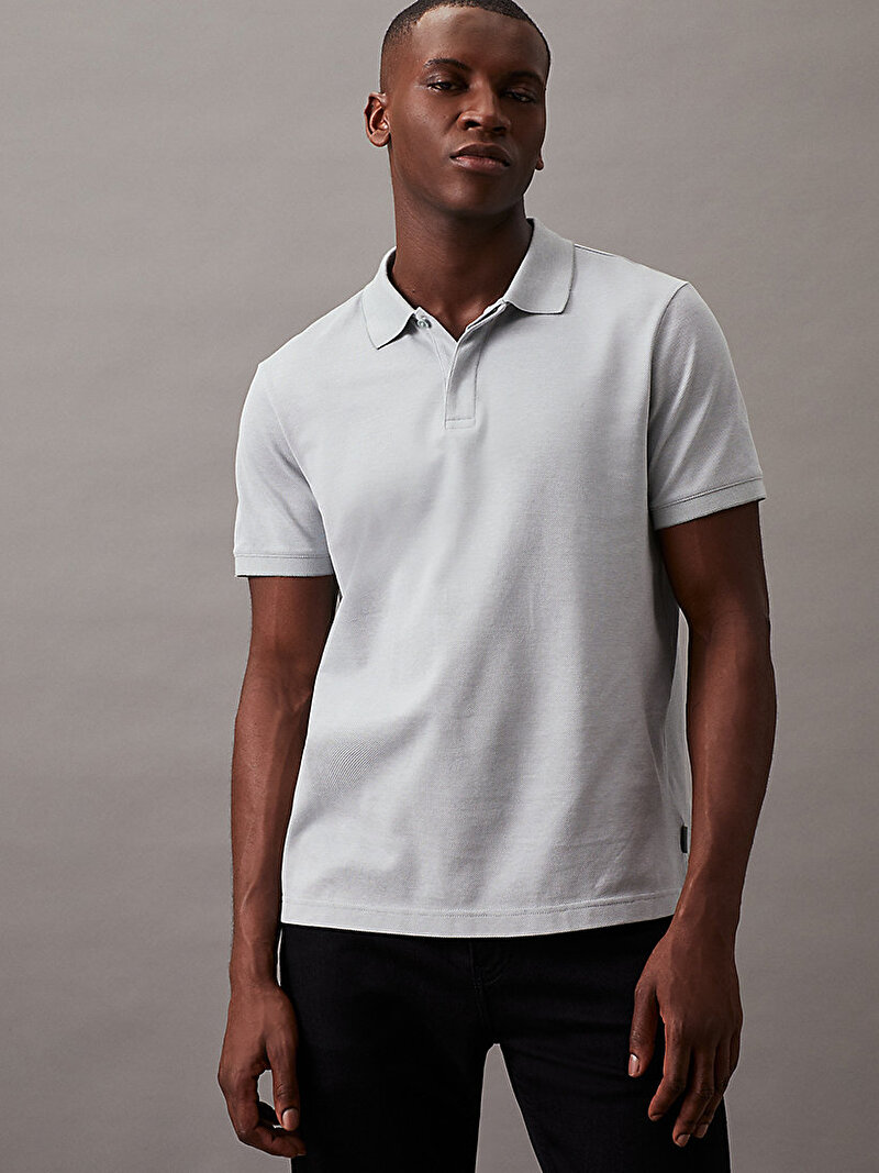 Erkek Oxford Two Tone Polo T-Shirt