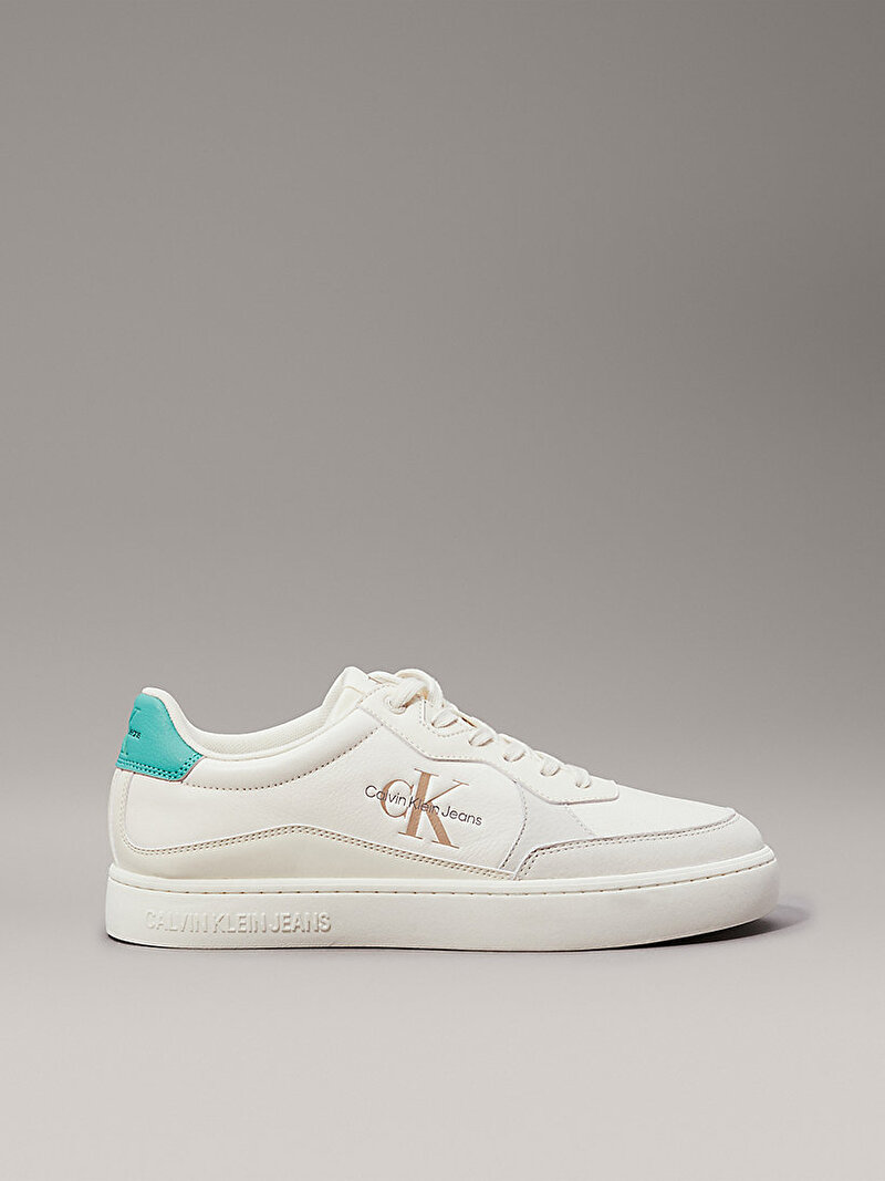 Calvin Klein Beyaz Renkli Erkek Classic Cupsole Sneaker