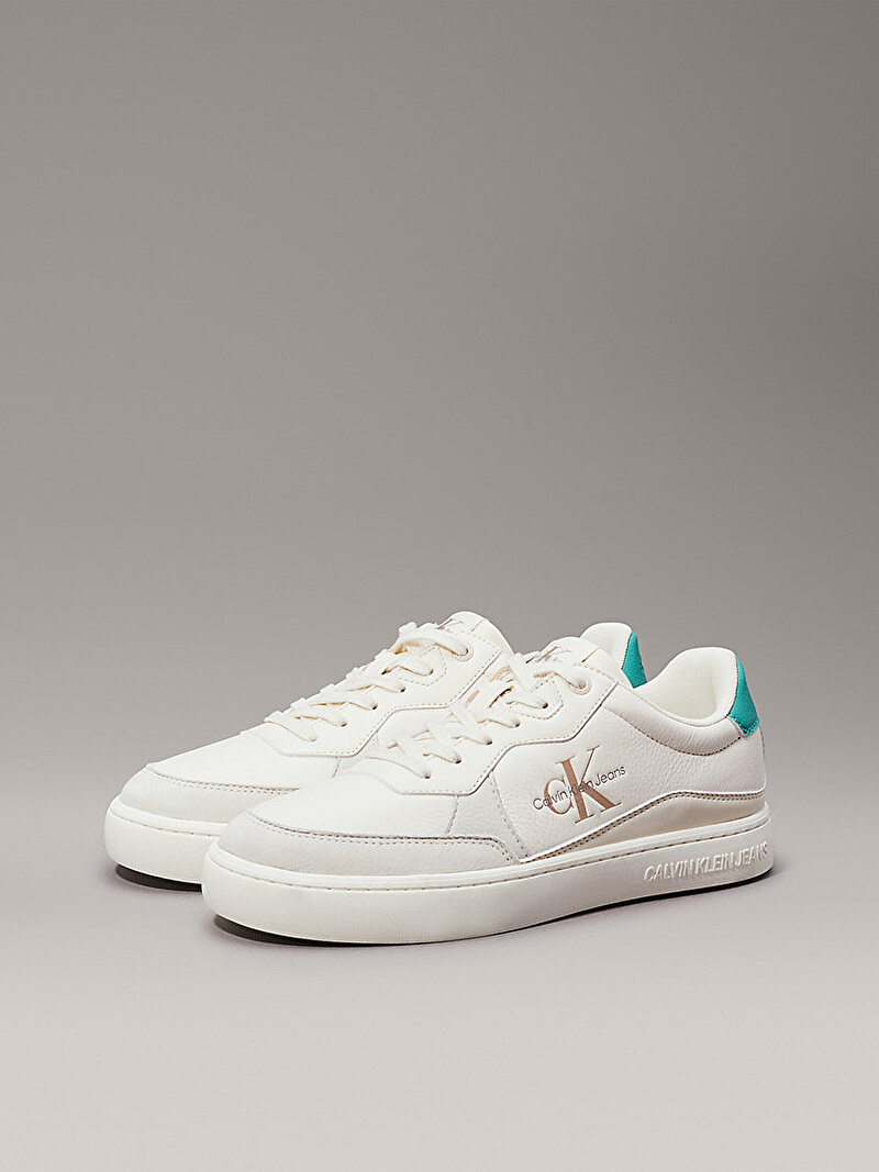 Calvin Klein Beyaz Renkli Erkek Classic Cupsole Sneaker