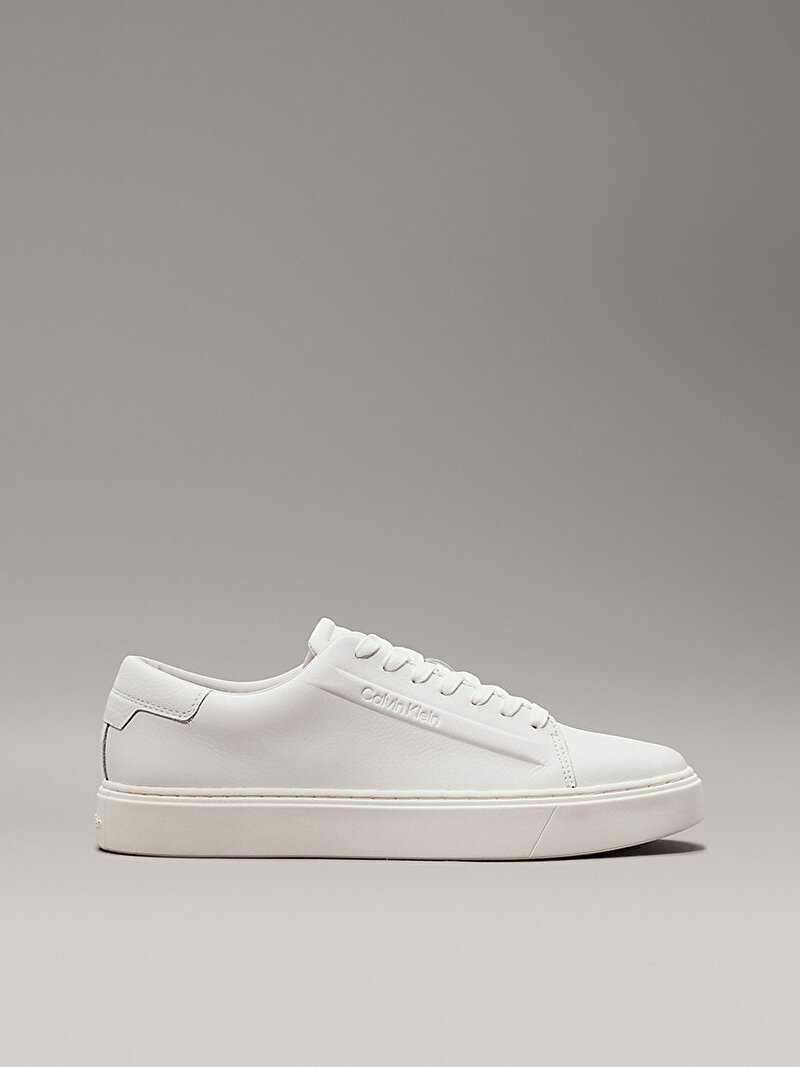 Calvin Klein Beyaz Renkli Erkek Low Top Lace Up Sneaker