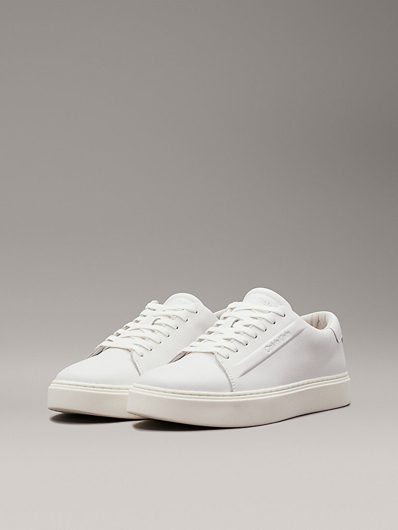 Calvin Klein Beyaz Renkli Erkek Low Top Lace Up Sneaker