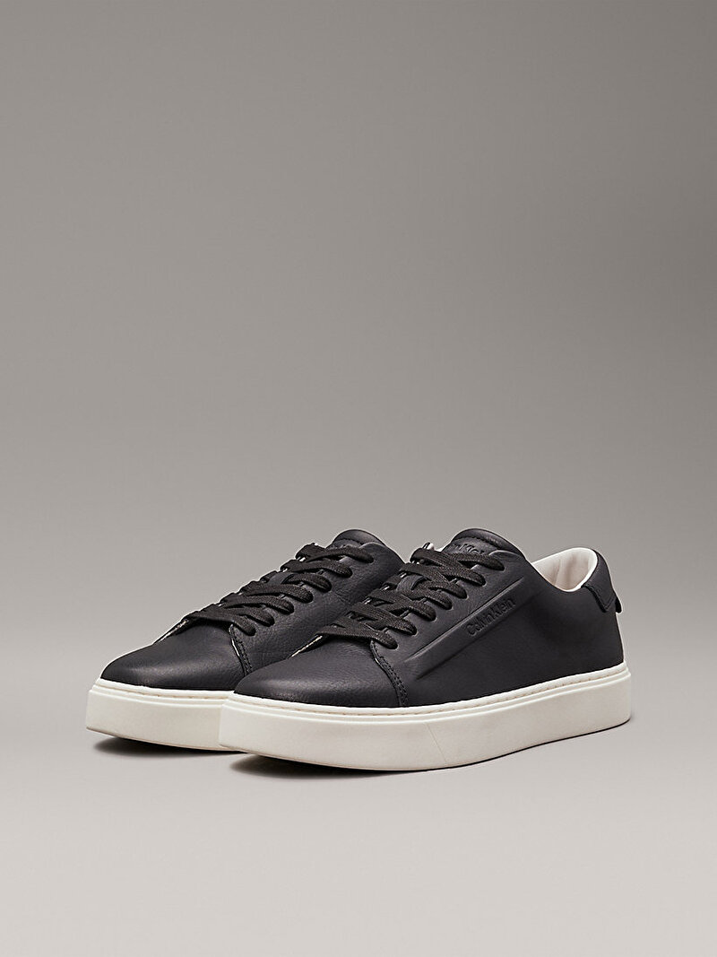 Calvin Klein Siyah Renkli Erkek Low Top Lace Up Sneaker