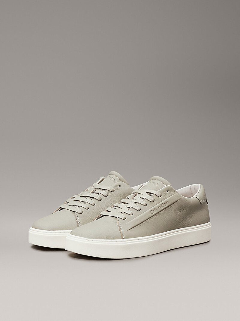 Calvin Klein Gri Renkli Erkek Low Top Lace Up Sneaker