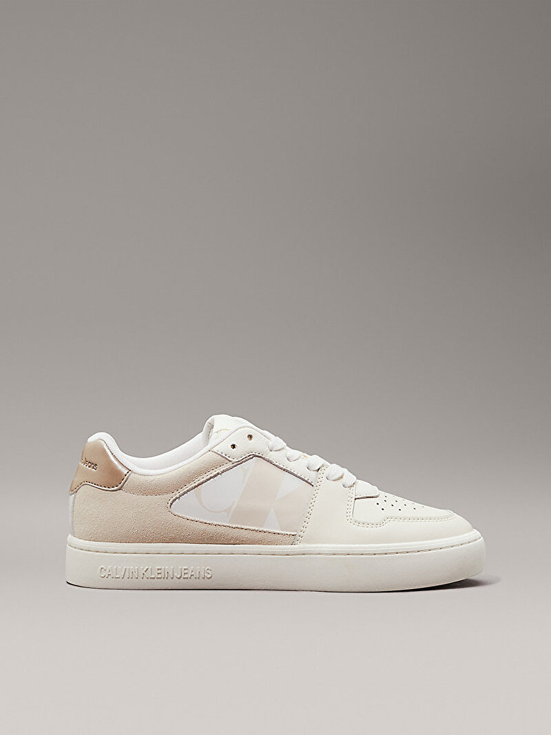 Calvin Klein Ekru Renkli Kadın Classic Cupsole Sneaker