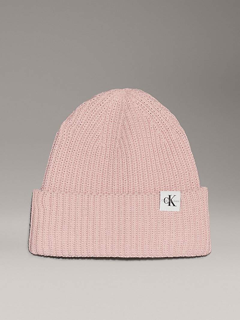 Calvin Klein Pembe Renkli Kız Çocuk Monogram Bere