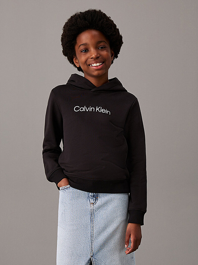 Calvin Klein Siyah Renkli Erkek Çocuk Regular Sweatshirt