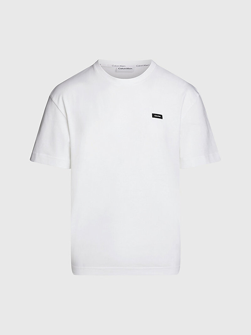 Calvin Klein Beyaz Renkli Erkek Cotton Comfort Fit T-Shirt