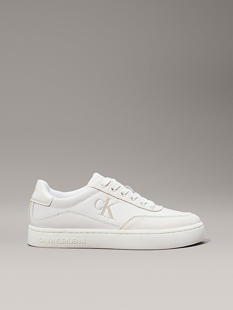 Calvin Klein Beyaz Renkli Kadın Classic Cupsole Sneaker