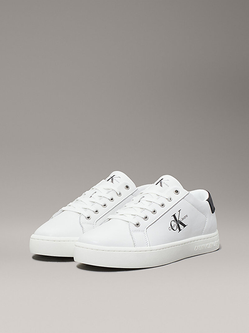 Calvin Klein Beyaz Renkli Erkek Classic Lace Up Sneaker