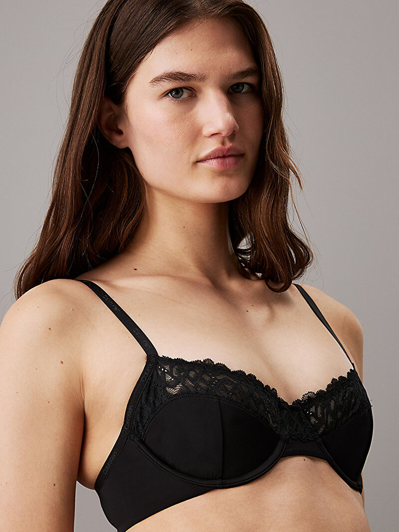 Calvin Klein Siyah Renkli Kadın Three Piece Unlined Bralet