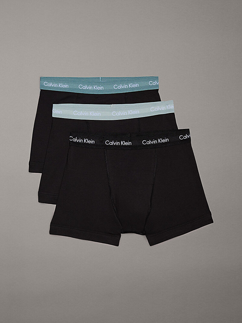 Calvin Klein Siyah Renkli Erkek 3'Lü Trunk Boxer