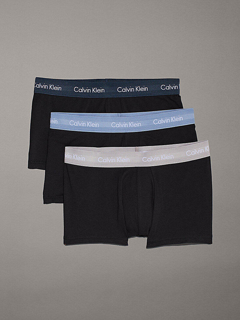 Erkek 3'Lü Low Rise Trunk Boxer