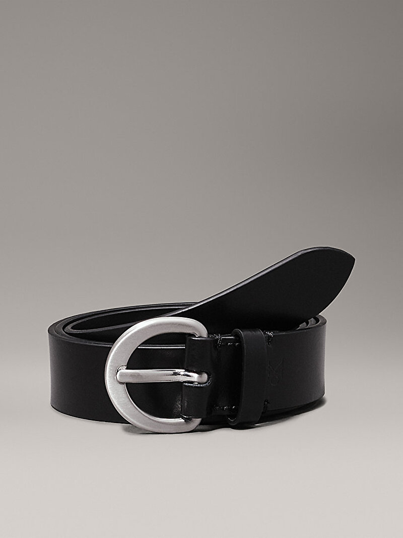 Calvin Klein Siyah Renkli Kadın Classic Pin Buckle Kemer