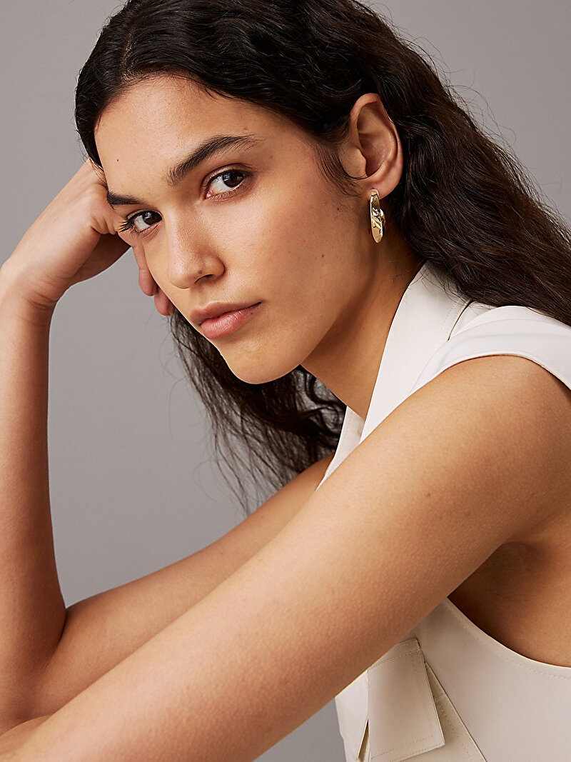 Calvin Klein Gold Renkli Kadın Ethereal Küpe