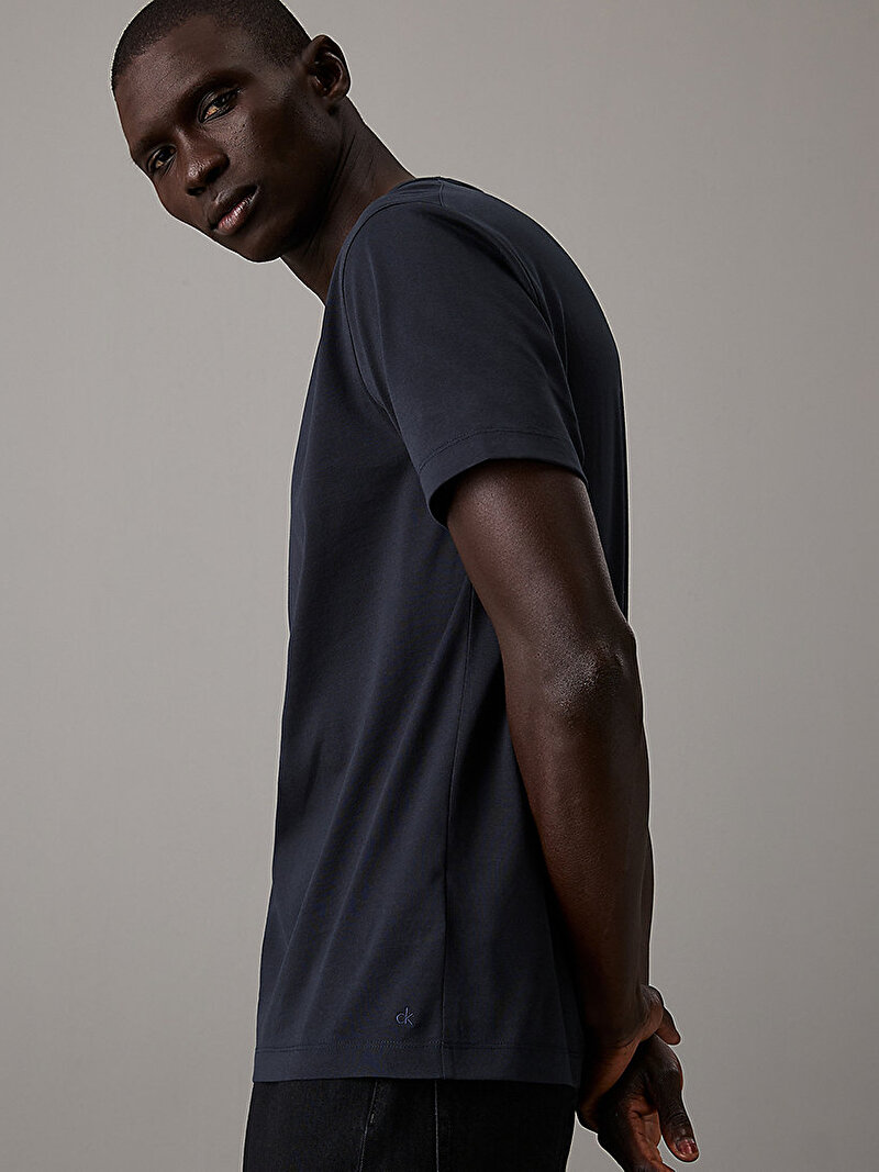 Calvin Klein Lacivert Renkli Erkek Hero T-Shirt