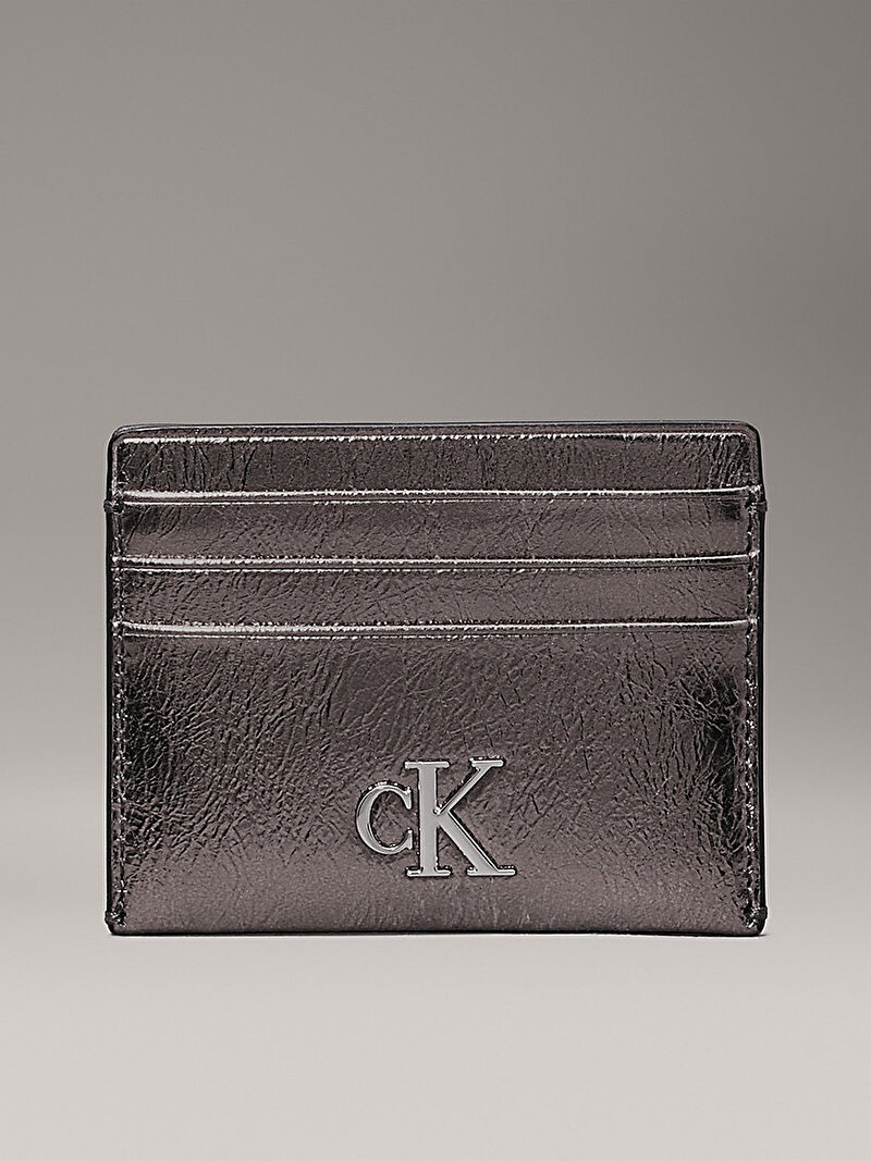 Calvin Klein Gri Renkli Kadın Minimal Monogram Kartlık