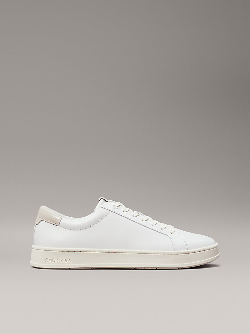 Calvin Klein Beyaz Renkli Erkek Low Top Lace Up Sneaker