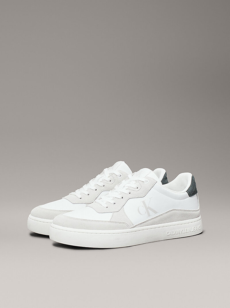 Calvin Klein Beyaz Renkli Erkek Classic Cupsole Sneaker