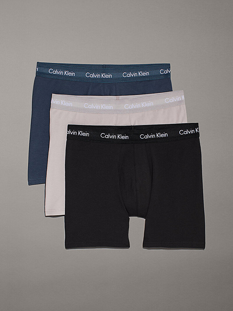 Calvin Klein Çok renkli Renkli Erkek 3'Lü Boxer Brief