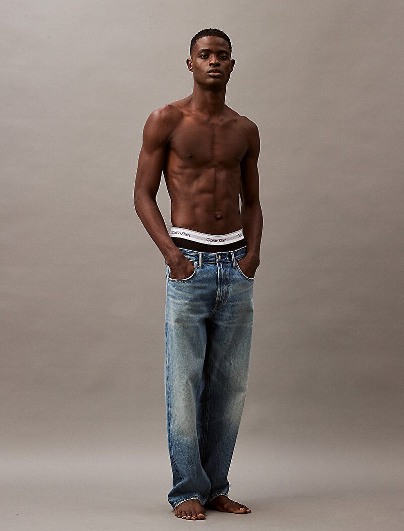 Calvin Klein Siyah Renkli Erkek 3'Lü Low Rise Trunk Boxer