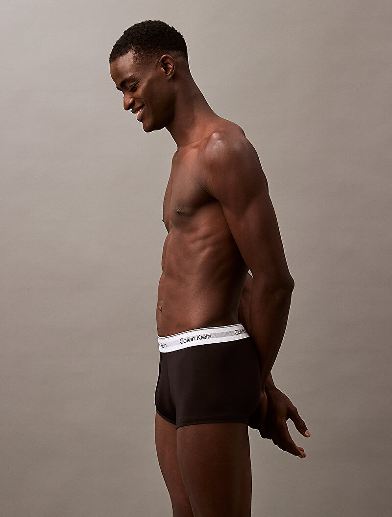 Calvin Klein Siyah Renkli Erkek 3'Lü Low Rise Trunk Boxer
