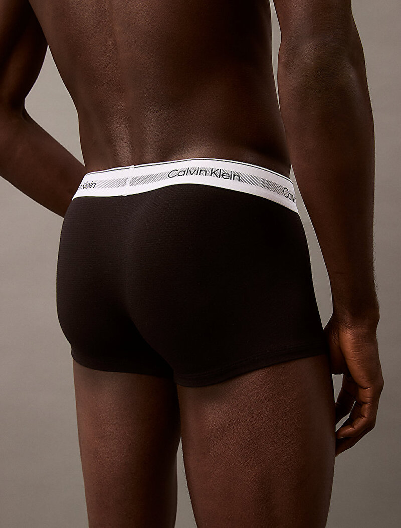 Calvin Klein Siyah Renkli Erkek 3'Lü Low Rise Trunk Boxer