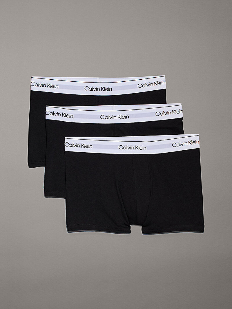 Calvin Klein Siyah Renkli Erkek 3'Lü Trunk Boxer