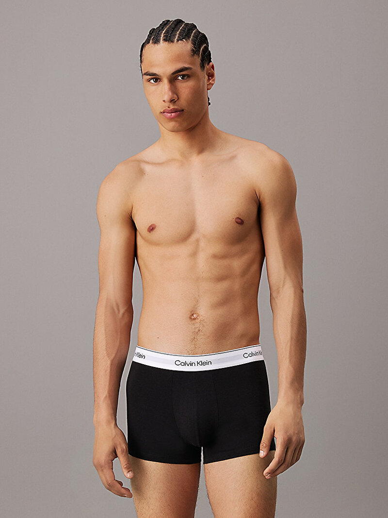 Calvin Klein Siyah Renkli Erkek 3'Lü Trunk Boxer