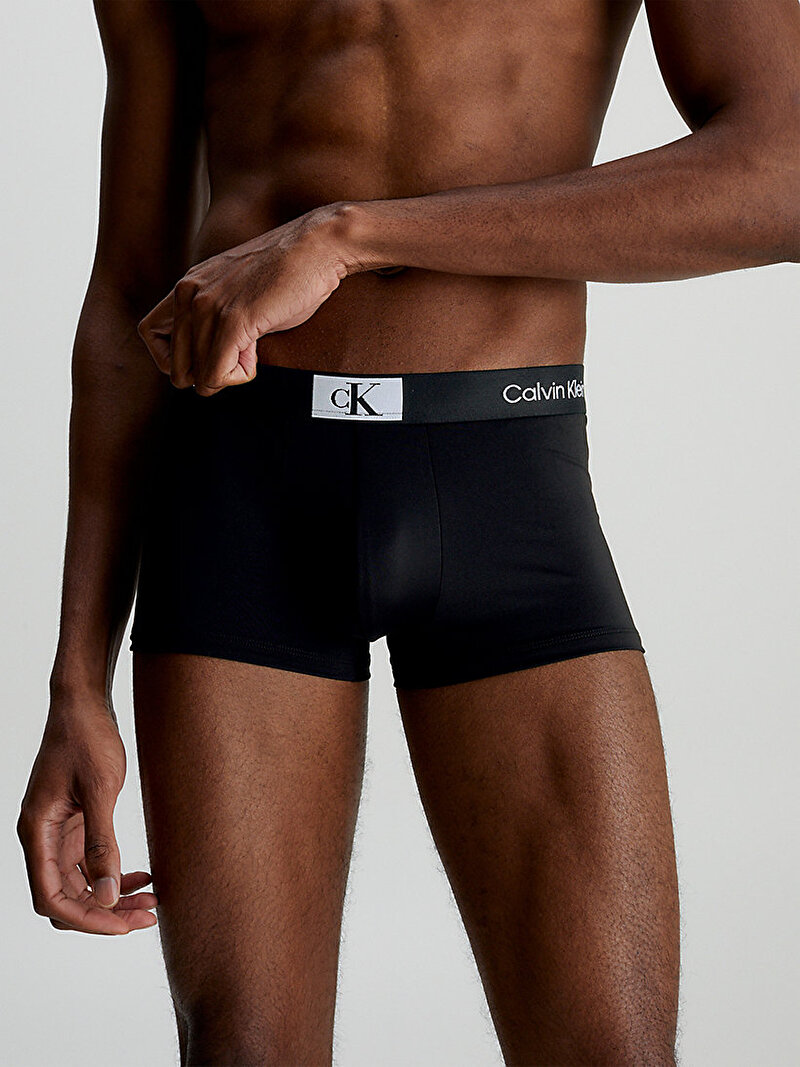 Calvin Klein Siyah Renkli Erkek 3'Lü Low Rise Trunk Boxer