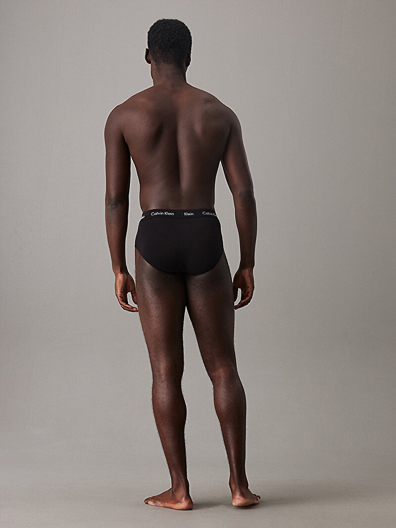 Calvin Klein Siyah Renkli Erkek 3'Lü Hip Brief Slip Külot