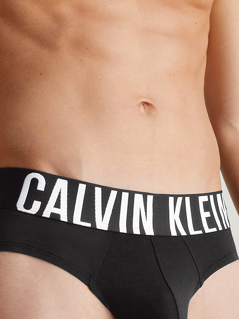 Calvin Klein Siyah Renkli Erkek 3'Lü Hip Brief Slip Külot