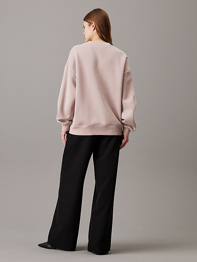 Calvin Klein Pembe Renkli Kadın Nyc Relaxed Sweatshirt