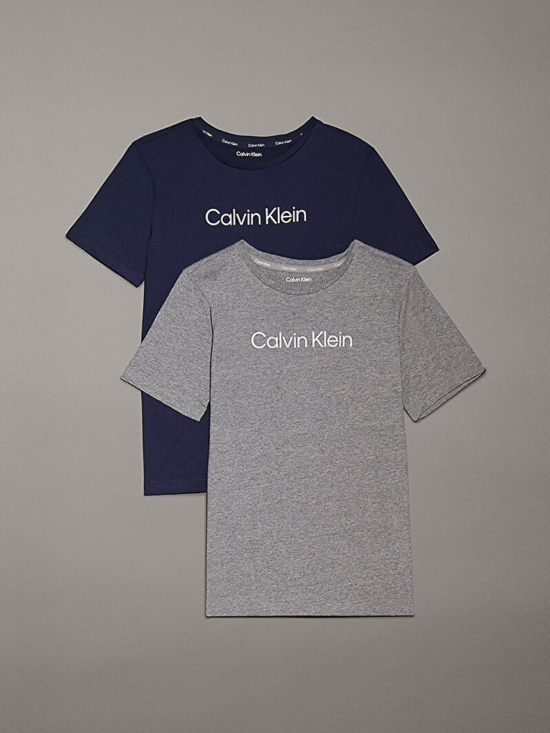 Calvin Klein Çok renkli Renkli Erkek Çocuk 2'Li T-Shirt