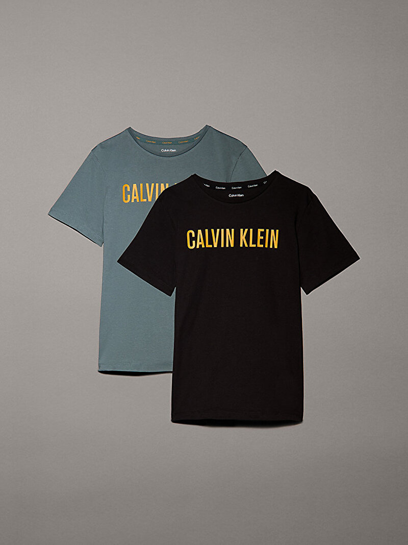 Calvin Klein Çok renkli Renkli Erkek Çocuk 2'Li T-Shirt